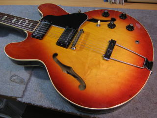Gibson ES-335、リペア、修理