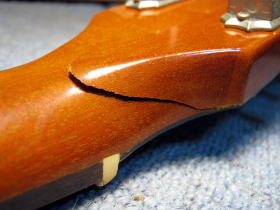ギブソン レスポール ネック折れ ギターリペア・ベース修理工房 NINTH( ナインス）東京、高円寺 