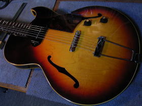 Gibson ES-125TC、リペア、修理