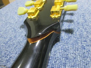 Gibson Les Paul ネック折れ ギターリペア・ベース修理工房 NINTH( ナインス）東京、高円寺 
