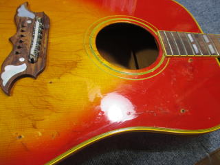 Gibson Dove 1968年製 フレット＆ナット交換 | ギターリペア・ギター 