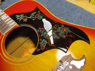 Gibson Dove 1968年製 フレット＆ナット交換 | ギターリペア・ギター 