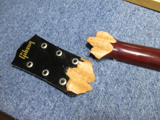ギブソンB-25 ネック折れ ギターリペア・ベース修理工房 NINTH( ナインス）東京、高円寺 