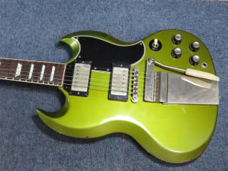 Gibson Custom Shop SG Standard Aged Pelham Blue ネック折れNINTH(ナインス）ギターリペア・ベース修理工房 東京・高円寺