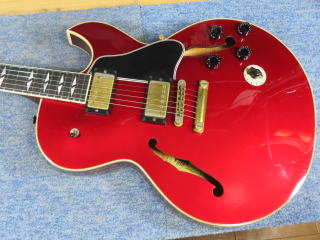 Gibson ES-137 Custom、修理、ナインス、東京、杉並、高円寺、リペア