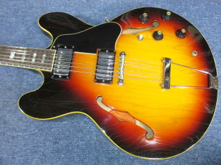 Gibson ES-335 TD-12、修理、リペア、ナインス、杉並、高円寺、東京、メンテナンス