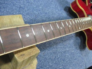 Gibson ES-335、リペア、修理、ナインス、東京、杉並、高円寺、フレットすり合わせ