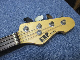 ESP AMAZE Jazz Bass、修理、リペア、ナインス、東京、高円寺、杉並、メンテナンス、トラスロッド調整