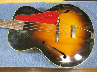 Gibson L-48、リペア、修理、ナインス、東京、高円寺、杉並、1952年製