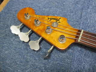 62年製 Fender Jazz Bass、修理、調整、リペア、ナインス、東京、弦高
