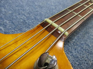 62年製 Fender Jazz Bass、修理、調整、リペア、ナインス、東京、ナット交換