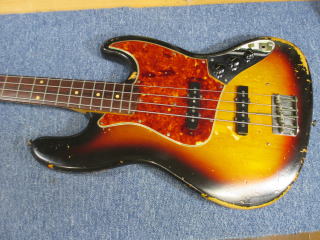 62年製 Fender Jazz Bass、修理、調整、リペア、ナインス、東京、メンテナンス