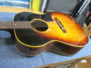 Gibson LG-1、修理、調整、リペア、ナインス、ビンテージ、東京、弦高