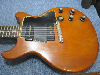 Gibson Les Paul Special、リペア、修理、調整、ナインス、弦高、ネック反り