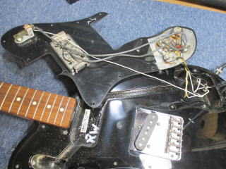 Fender Telecaster Custom、ピックアップ交換、ナインス、東京、弦高、リペア、配線
